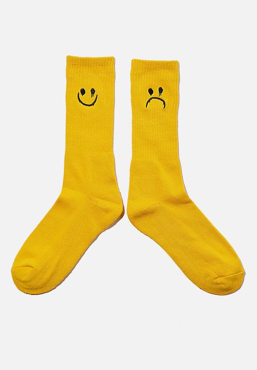 Factorie - Retro ribbed socks - yellow