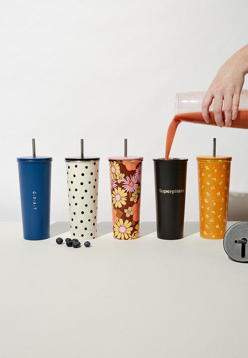 Typo - Metal smooth cup - black 