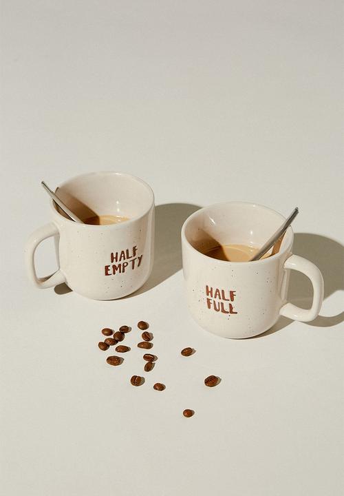 Typo - 2 Pack mug set - neutral 