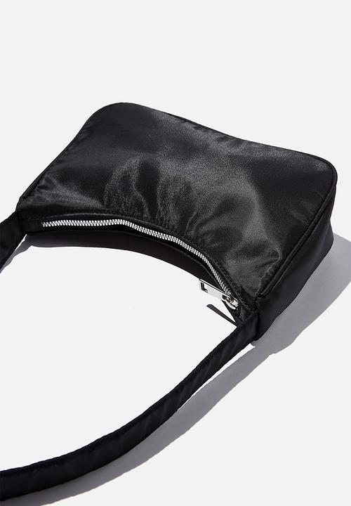 Rubi - Nylon underarm bag - black