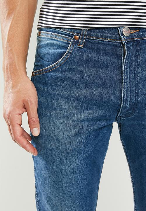 Wrangler - Denim stretch slim fit  pant - indigo