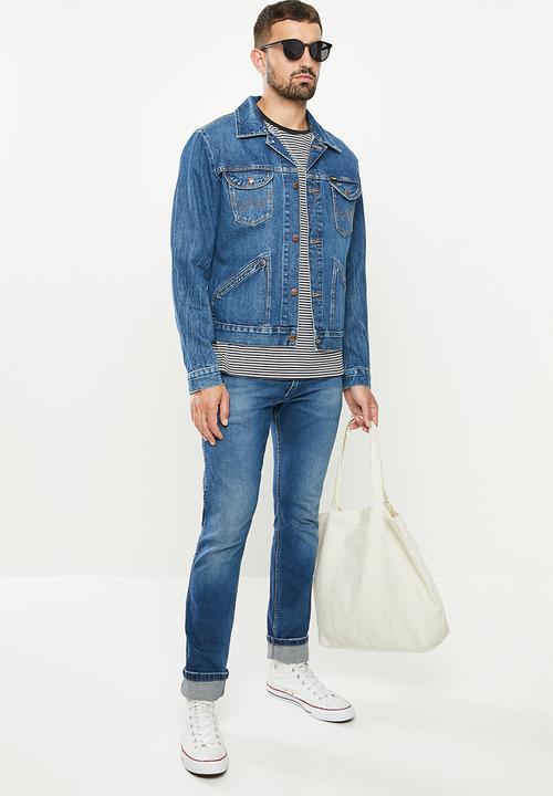 Wrangler - Denim stretch slim fit  pant - indigo