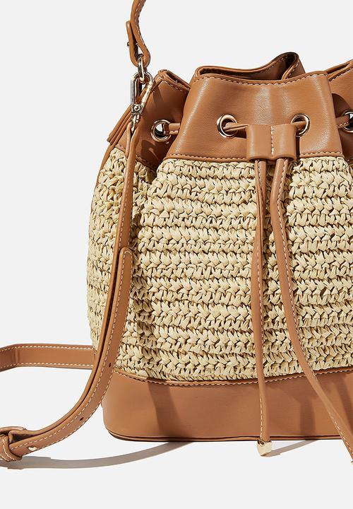 Rubi - Bella bucket bag - tan