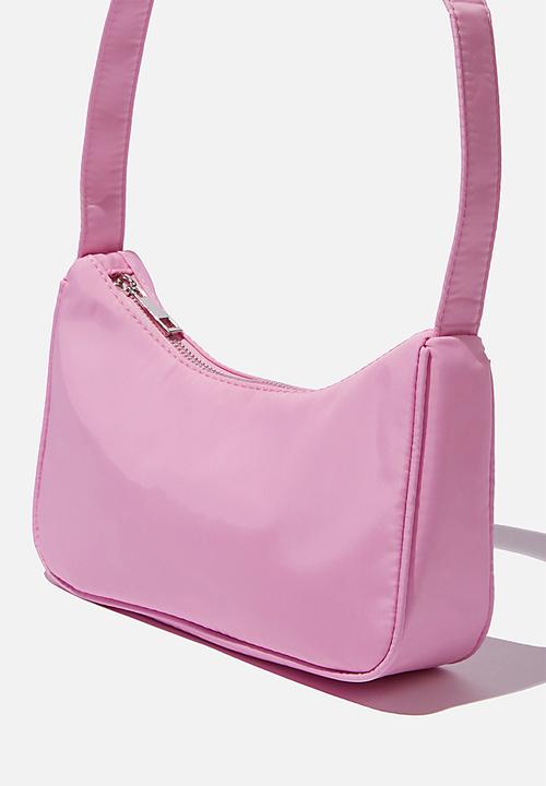 Rubi - Nylon underarm bag - wild lilac