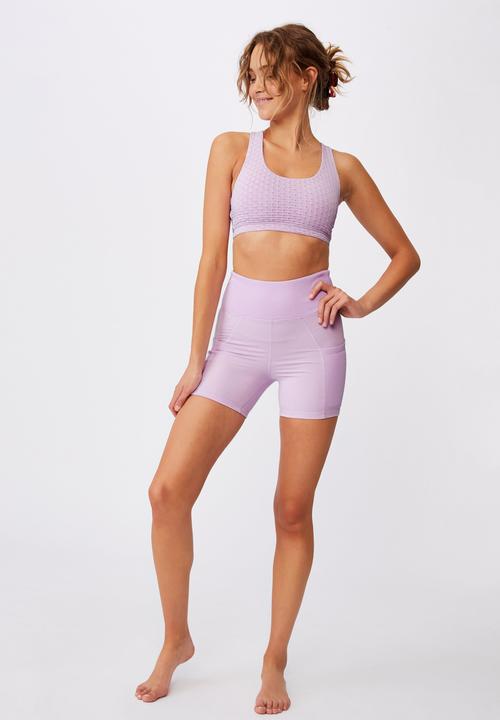 Cotton On - Lifestyle so soft highwaisted shortie short - blossom marle