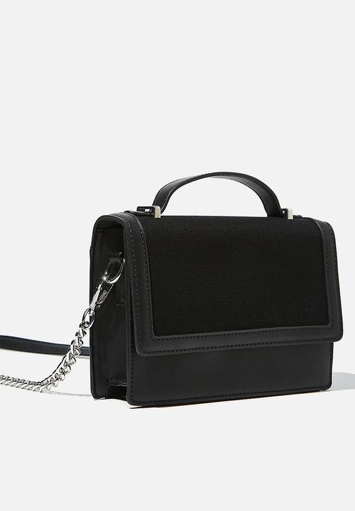 Rubi - Aria chain strap cross body bag - black