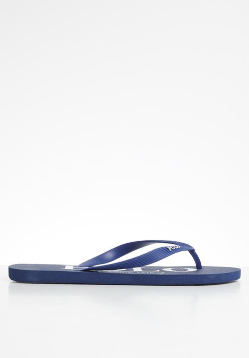 POLO - Mens kylo polo logo flip flop - navy