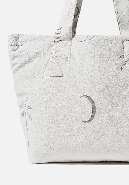 Rubi - Hello sunshine tote - white 
