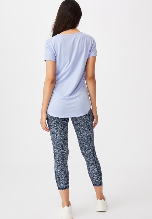 Cotton On - Maternity gym T-shirt - cornflower lilac