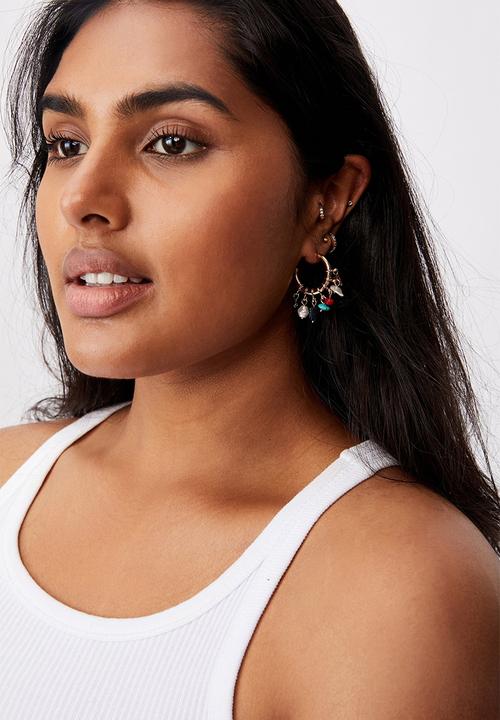 Rubi - Holiday statement earring - multi