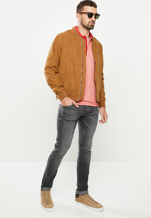 POLO - Pjc rome slim leg denim - mid grey
