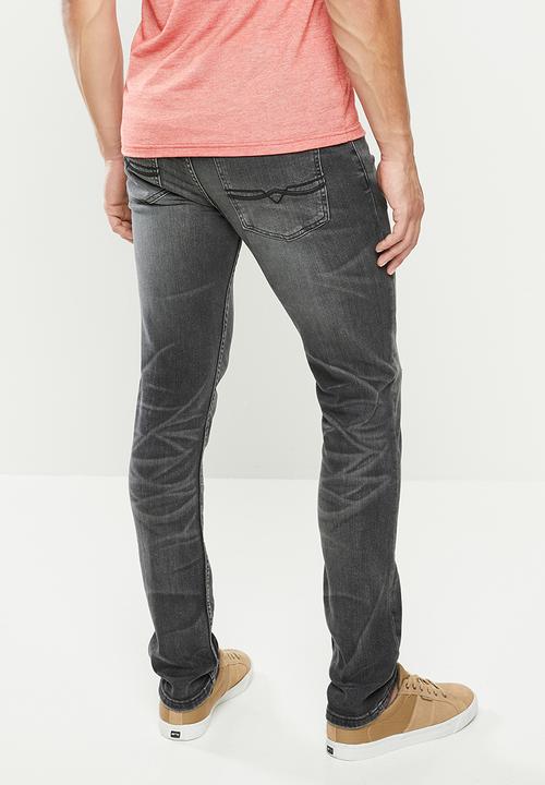 POLO - Pjc rome slim leg denim - mid grey