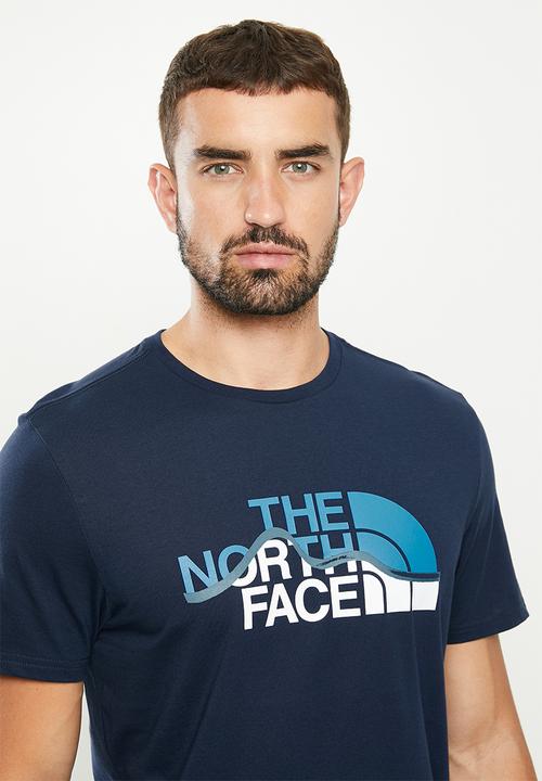 The North Face - S/s mountain line tee - navy
