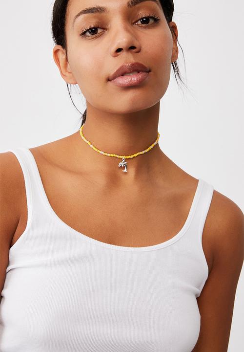 Rubi - Holiday souvenir necklace - yellow