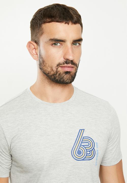 Ben Sherman - Bs chest logo tee - grey