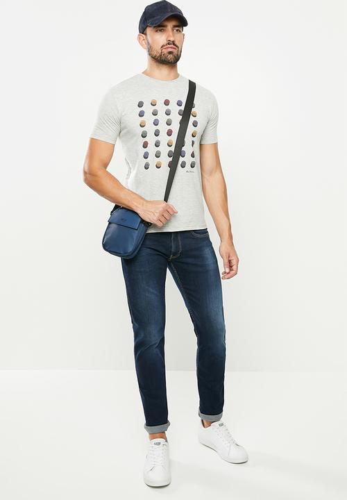 Ben Sherman - Dots tee - grey