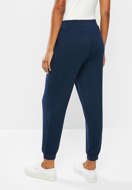 edit - Knit toggle jogger - navy