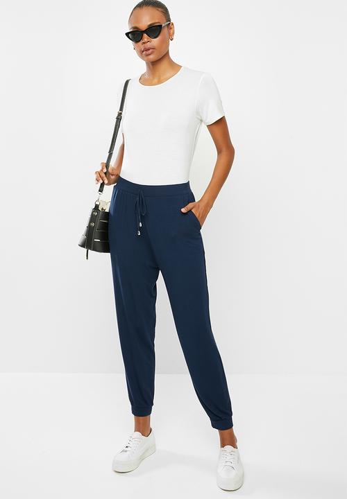 edit - Knit toggle jogger - navy