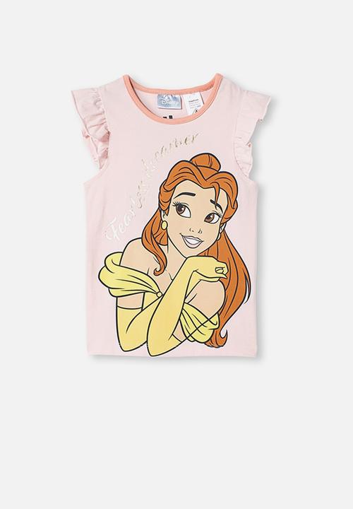 Cotton On - Stacey short sleeve flutter pyjama set - pink