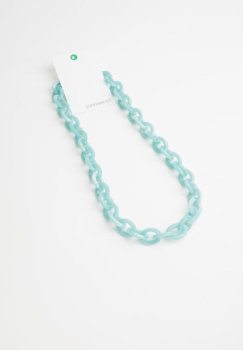 Superbalist - Mask chain - turquoise