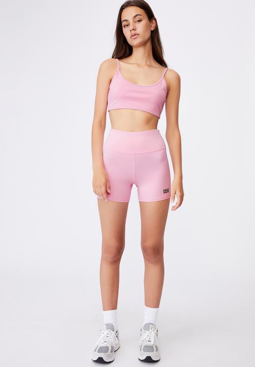 Factorie - Cheeky elevated high waisted bike short - pink