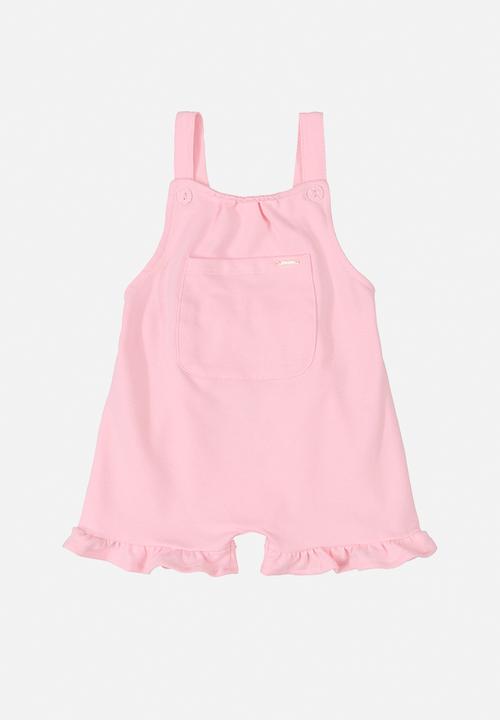 UP Baby - Bodysuit and jumpsuit set - grey & pink