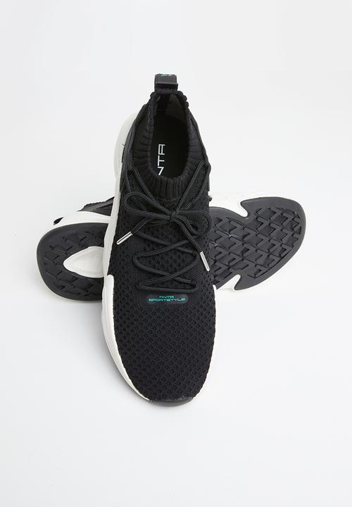 Anta - Anta knit mid - black/green/white