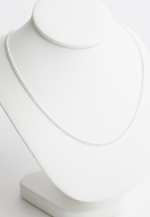 Superbalist - Sterling silver fine chain necklace - silver
