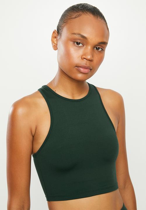 Fitgymwear - Kickstart crop - olive