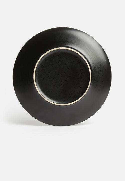 Sixth Floor - Studio side plate set of 4 - black