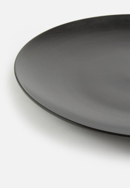 Sixth Floor - Studio side plate set of 4 - black