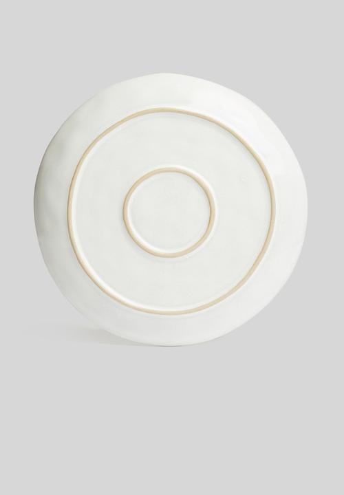 Sixth Floor - Zizou dinner plate set of 4 - white