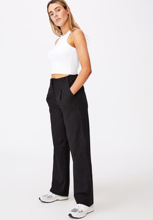 Factorie - Tailored pant - black & white
