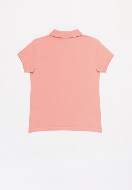 POLO - Girls nina short sleeve golfer - pink