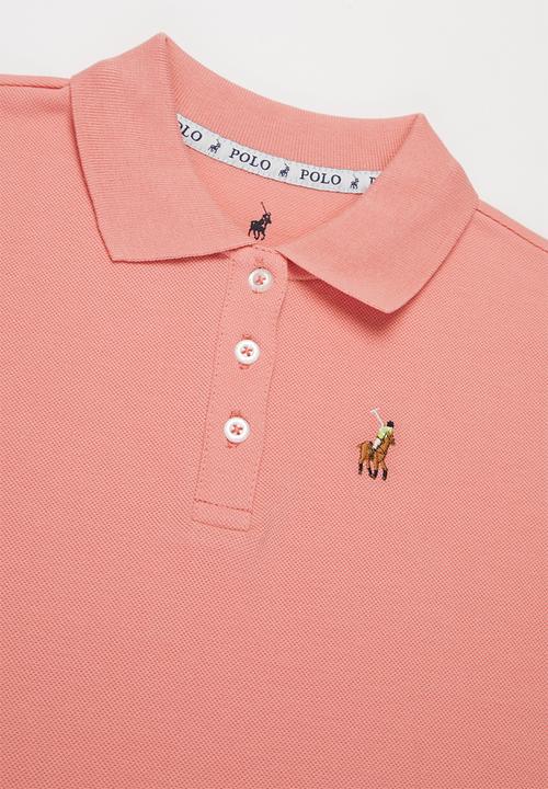 POLO - Girls nina short sleeve golfer - pink
