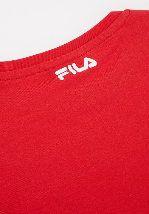 FILA - Mono deckle tee - red