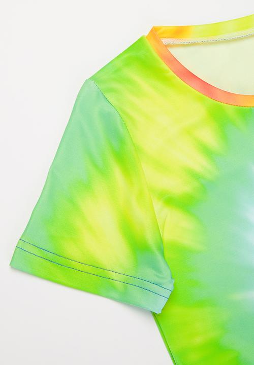 Rebel Republic - Tie dye tee - green