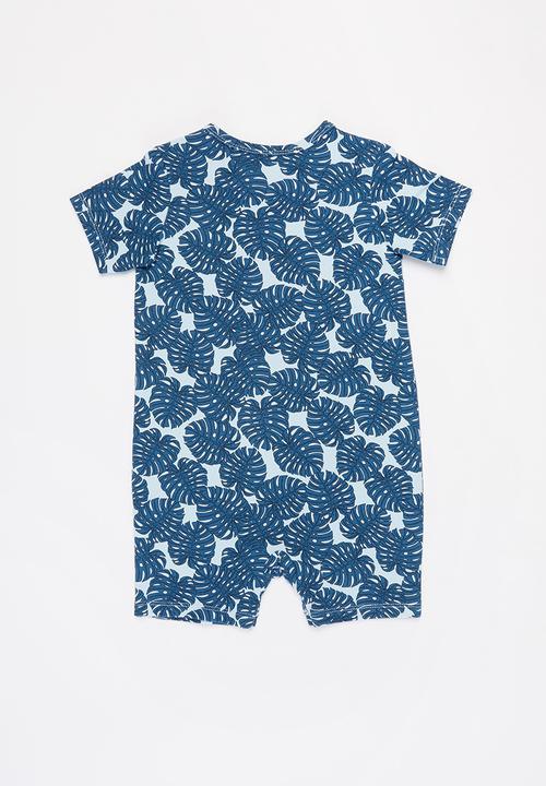 Cotton On - The short sleeve romper - blue