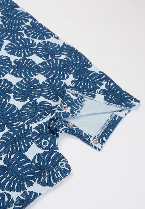 Cotton On - The short sleeve romper - blue