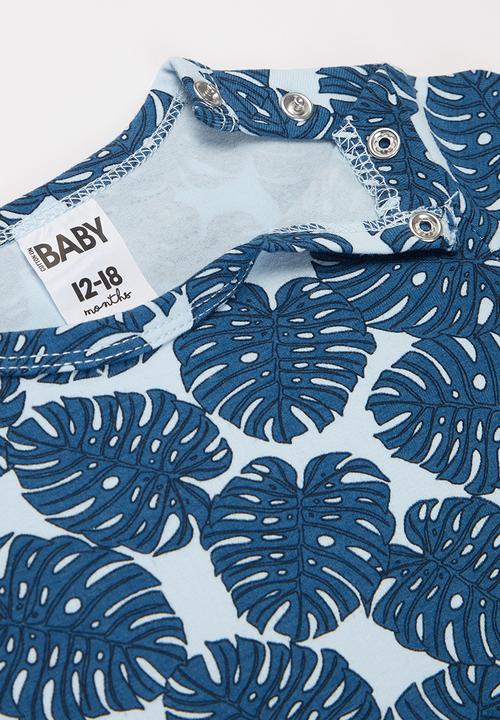 Cotton On - The short sleeve romper - blue