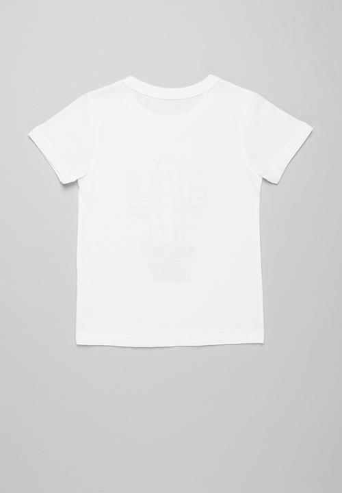 Pop Candy - Boys cactus tee - white