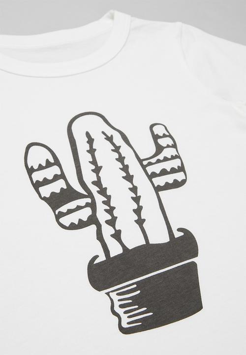 Pop Candy - Boys cactus tee - white