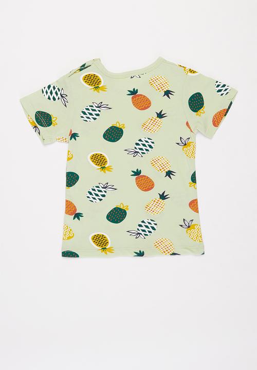 Pop Candy - Boys pineapple tee - green