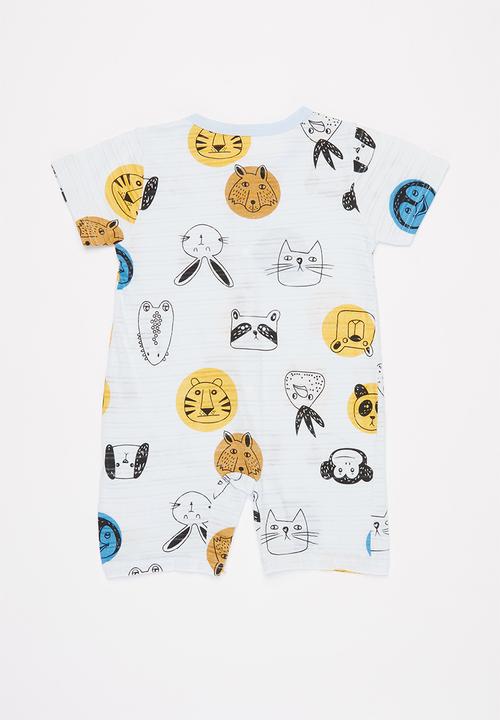 Pop Candy - Boys printed romper - multi