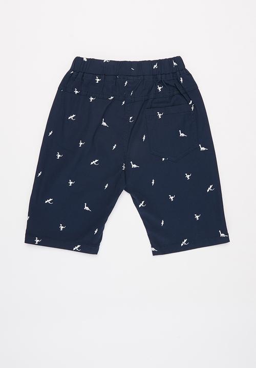 Pop Candy - Boys printed shorts - navy