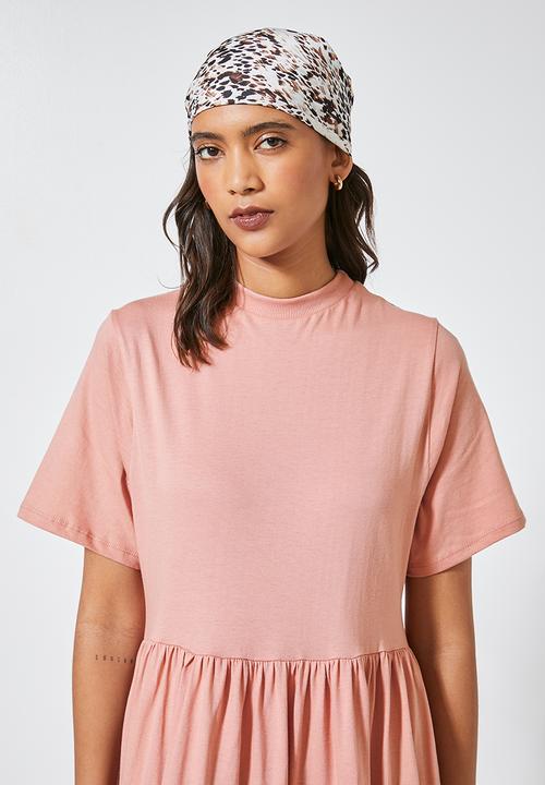 Superbalist - Tiered knit midi - pink