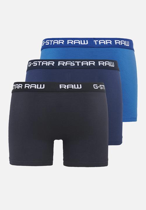 G-STAR - Classic trunk 3 pack - blue/navy/black