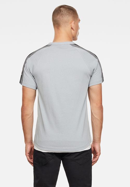 G-STAR - Sport tape logo tee - grey