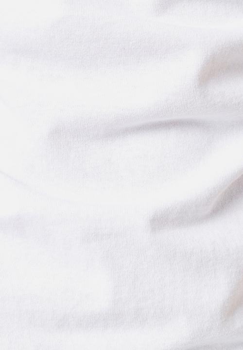 G-STAR - Badge logo+ r short sleeve tee - white