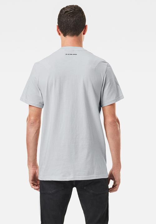 G-STAR - Reinforced reflective raw. logo+ r short sleeve - grey